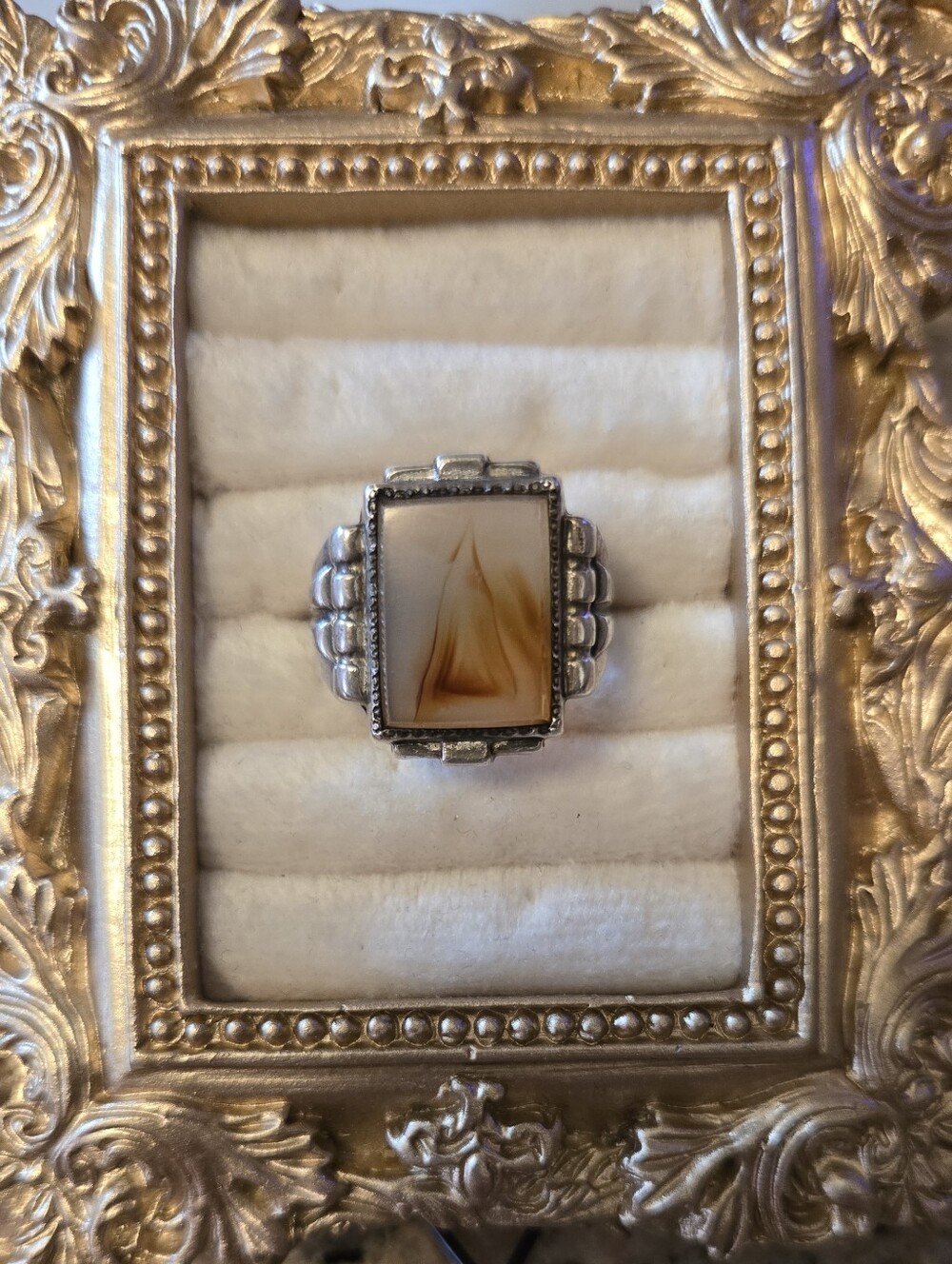 Vintage Art Deco Sterling Silver Ring